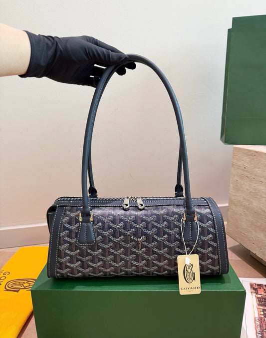 Cuero | Monogram Barrel Bag