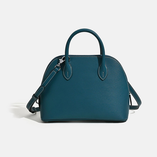 Cuero | Petrol Blue Epsom Bolide 1923 25 Gold Hardware