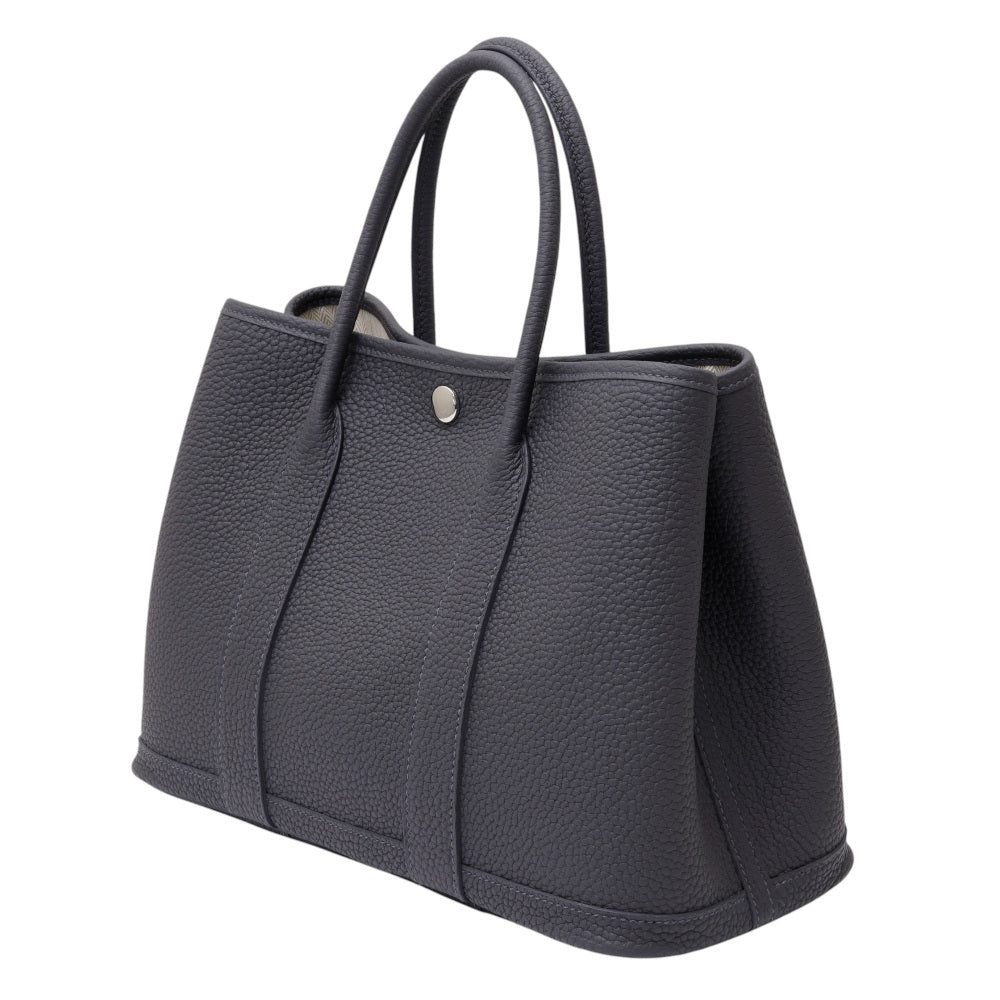 Cuero | Garden Party TPM Negonda Ardoise Silver hardware K stamp