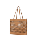 Prada Sand Leather Shopping Bag