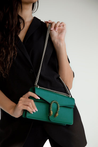 Cuero | Large Green Dionysus Super Bag