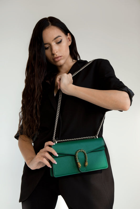 Cuero | Large Green Dionysus Super Bag