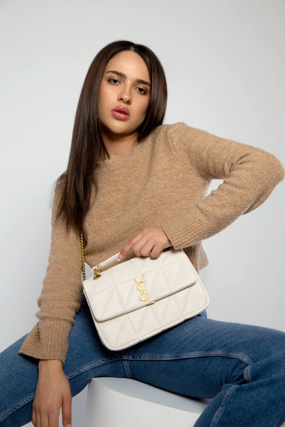 Cuero | 𝐒𝐦𝐚𝐥𝐥 𝐖𝐡𝐢𝐭𝐞 𝐋𝐞𝐚𝐭𝐡𝐞𝐫 𝐒𝐡𝐨𝐮𝐥𝐝𝐞𝐫 𝐁𝐚𝐠