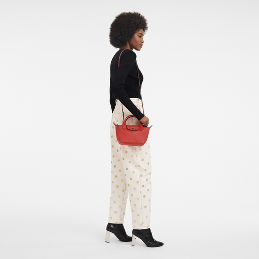 Cuero | Le Pliage Xtra XS Handbag Orange Leather