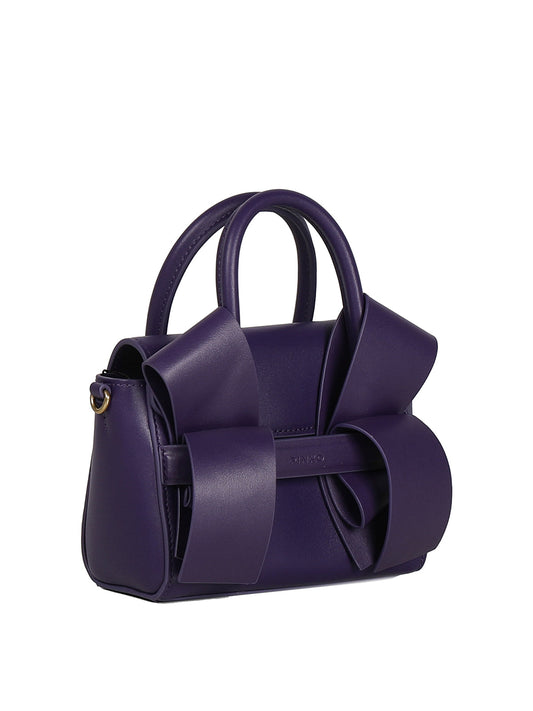 Cuero | Aika Matt Leather Bag With Bow