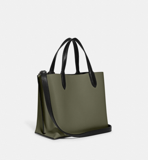 Cuero | Willow Tote 24 In Colorblock With Signature Canvas