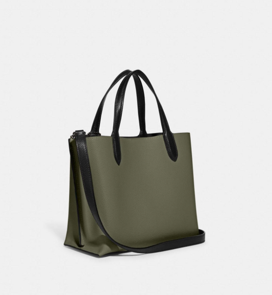 Cuero | Willow Tote 24 In Colorblock With Signature Canvas