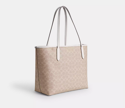 Cuero | City Tote Bag In Signature Canvas