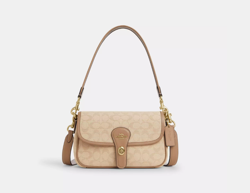 Cuero | Hadley Shoulder Bag With Signature Canvas