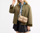 Coach Hadley Shoulder Bag With Signature Canvas