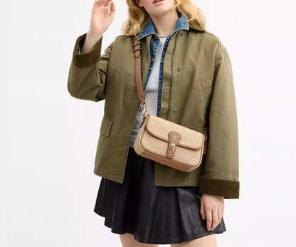 Cuero | Hadley Shoulder Bag With Signature Canvas