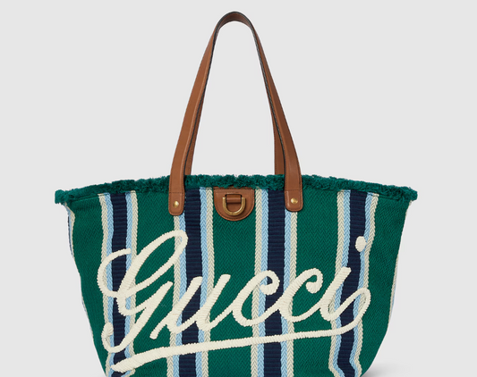 Cuero | Embroidered medium canvas tote bag