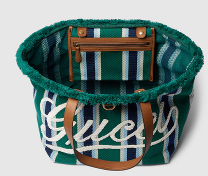 Cuero | Embroidered medium canvas tote bag