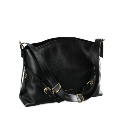 Cuero | buckle-strap leather shoulder bag