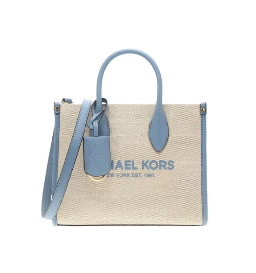 Cuero | Mirella Small Two-Tone Canvas Crossbody Bag