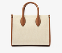 Michael Kors Mirella Small Two-Tone Canvas Crossbody Bag