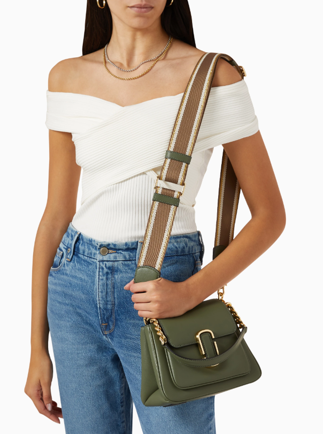 Cuero | The J Marc Mini Satchel Shoulder Bag in Leather