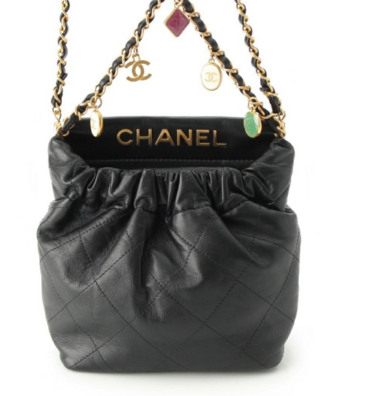 Cuero | Leather Shoulder Bag Black