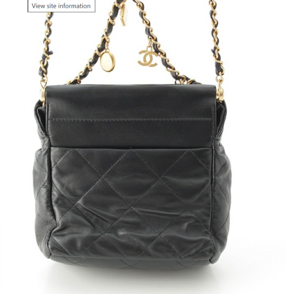 Cuero | Leather Shoulder Bag Black