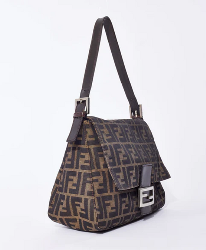 Cuero | Zucca Canvas Mama Baguette Shoulder Bag