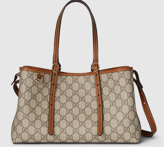 Cuero | GG Emblem small tote bag