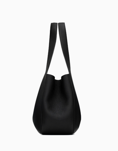 Cuero | Black Leather Handbag
