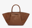 Demellier The Midi New York Grain Ecru Stitching