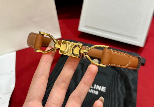 Cuero | Thin Camel Belt