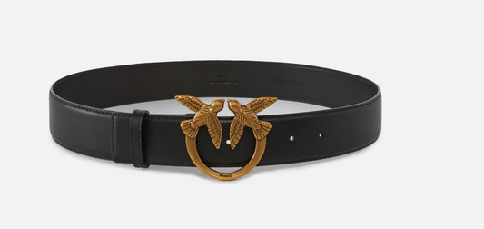 Cuero | Love Birds high leather belt