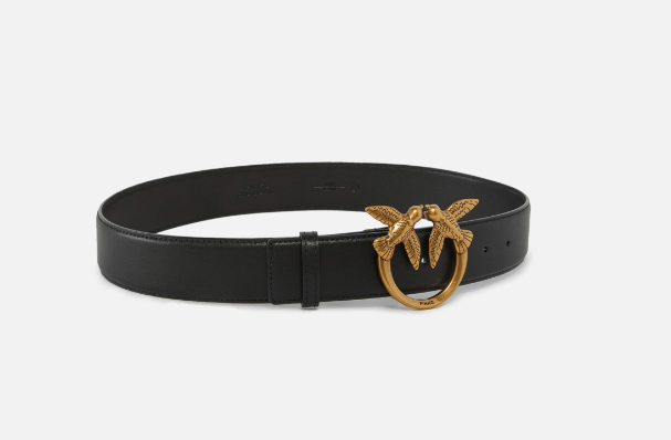 Cuero | Love Birds high leather belt