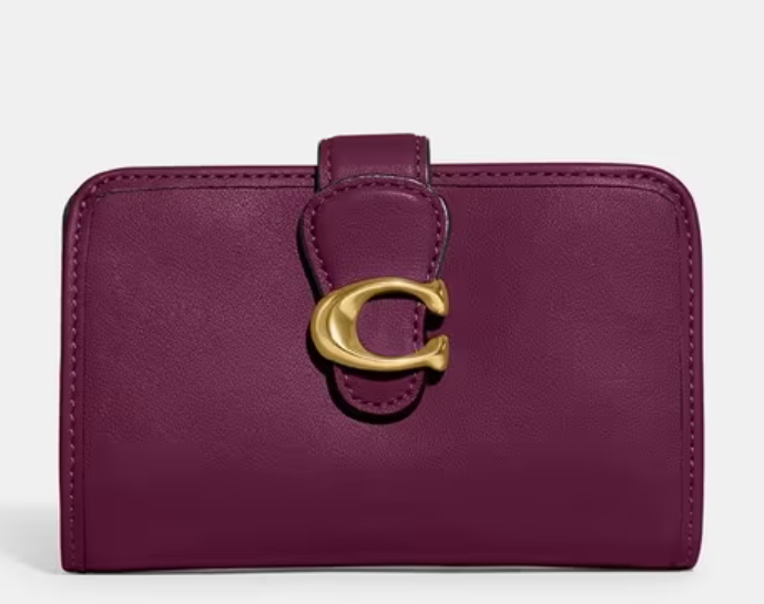 Cuero | Tabby Medium Wallet In Colorblock Signature Canvas