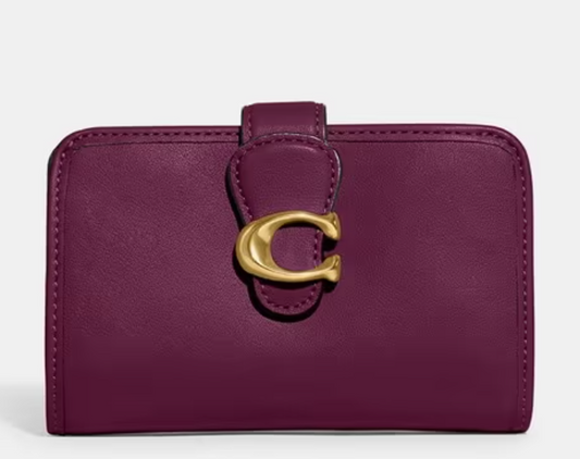Cuero | Tabby Medium Wallet In Colorblock Signature Canvas