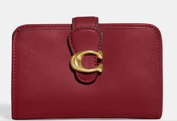 Cuero | Tabby Medium Wallet In Colorblock Signature Canvas