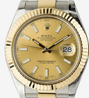 Rolex DateJust II 41mm Steel/Gold Champagne/Index Oyster 116333