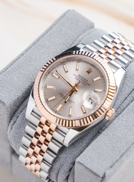 Cuero | Steel and Everose Rolesor Datejust Watch
