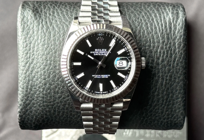 Cuero | Datejust 41 Black Dial watch