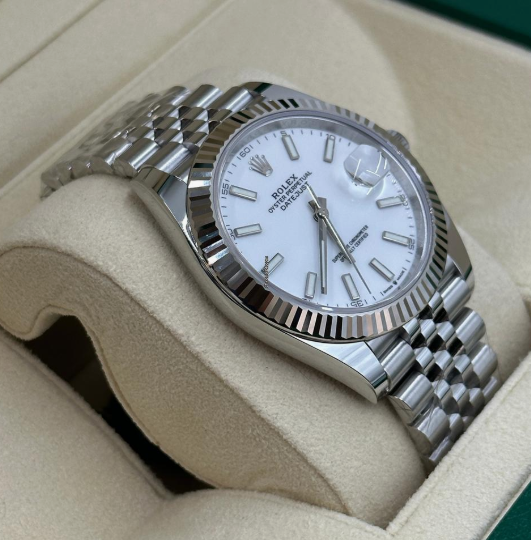 Cuero | Datejust 41 126334 White Index Jubilee 126334 WHITE INDEX