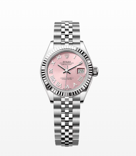 Cuero | Lady-Datejust Oyster, 28 mm, Oystersteel and white gold Reference 279174