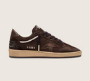 Golden Goose Women's Ball Star in brown suede with brown leather star and heel tab