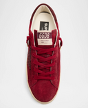 Golden Goose Super-Star Suede Glitter Low-Top Sneakers