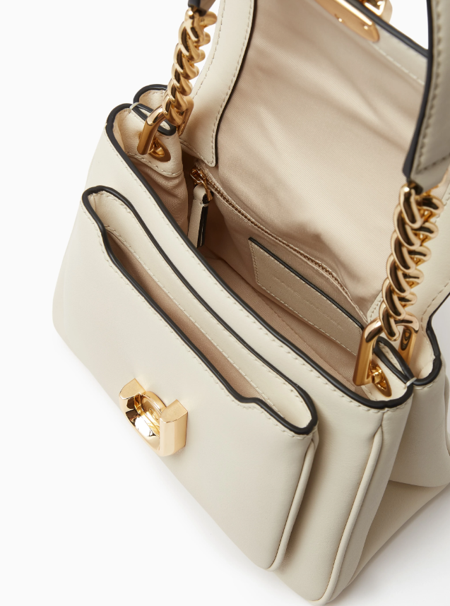 Cuero | The J Marc Mini Satchel Shoulder Bag in Leather