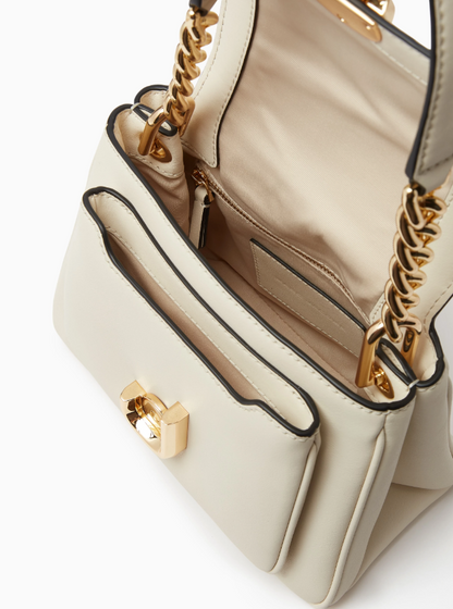 Cuero | The J Marc Mini Satchel Shoulder Bag in Leather
