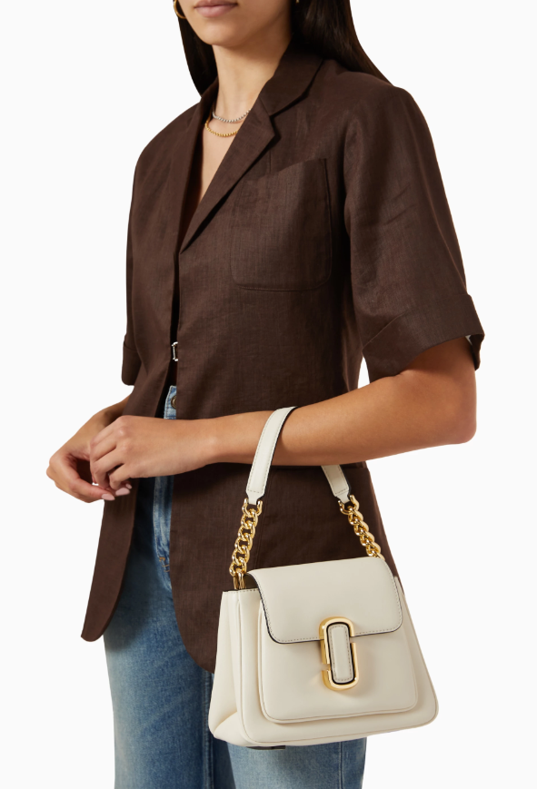 Cuero | The J Marc Mini Satchel Shoulder Bag in Leather