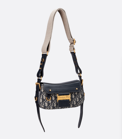 Cuero | Cotton Shoulder Bag Small Size Women's Blue