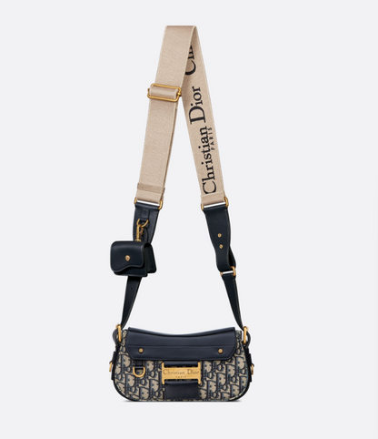 Cuero | Cotton Shoulder Bag Small Size Women's Blue