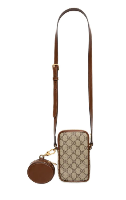 Cuero | GG-print mini messenger bag