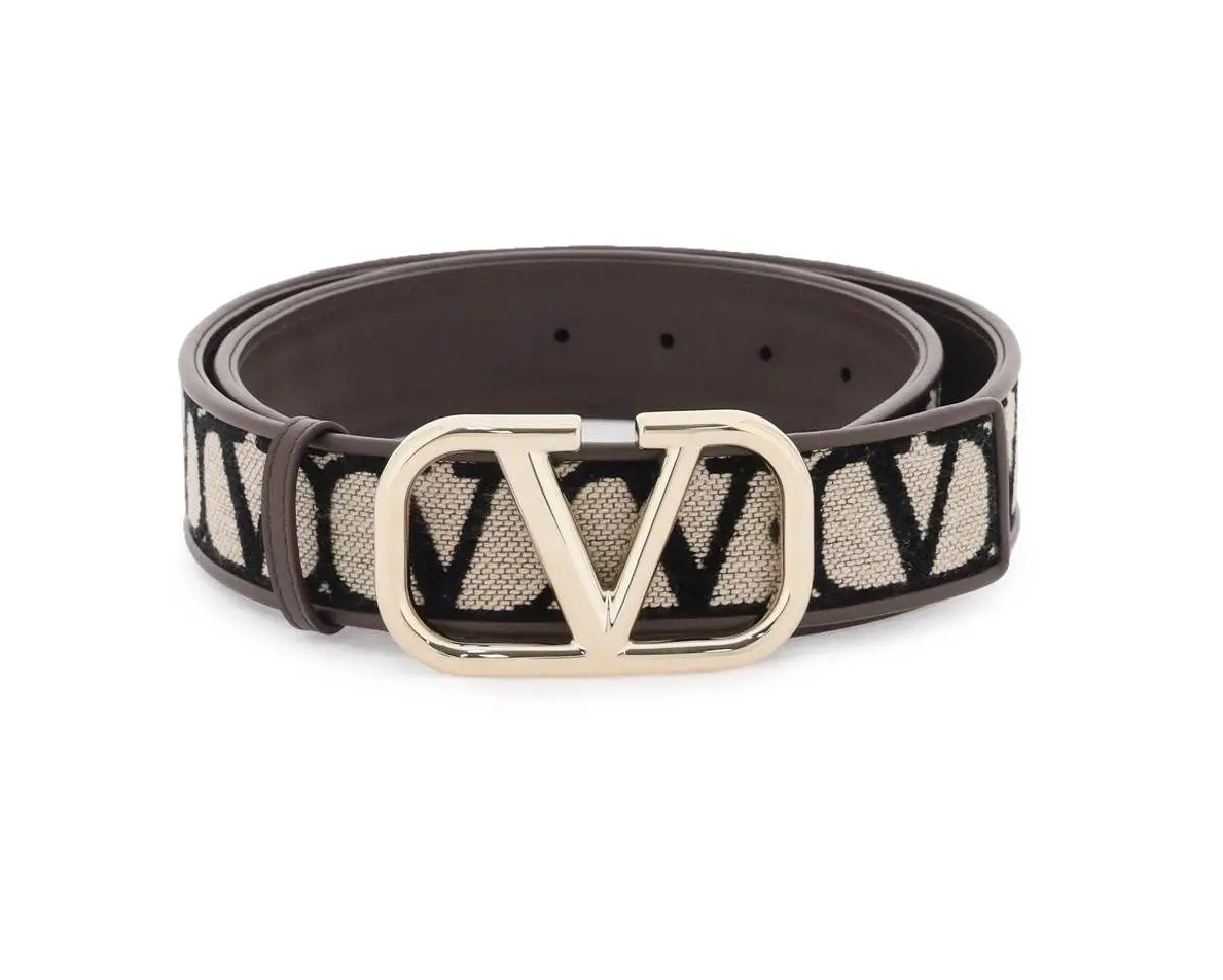 Cuero | VLogo leather belt