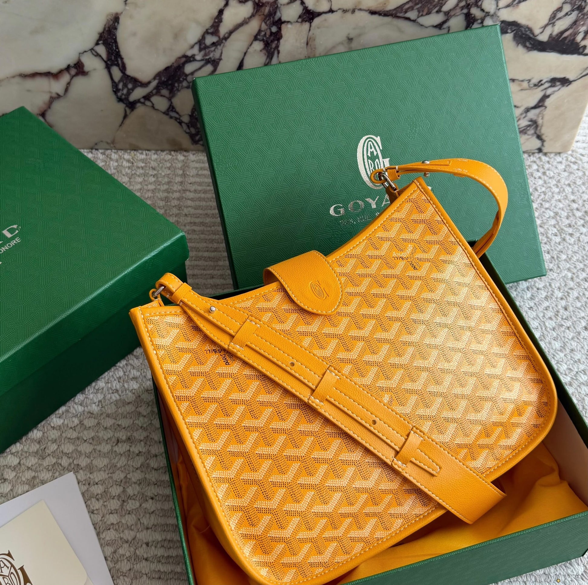 Goyard Hobo Bag – Goyardine Yellow