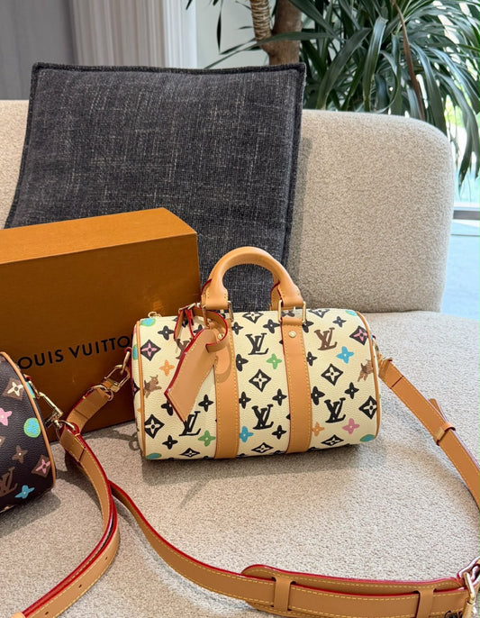 Louis Vuitton Multicolor Monogram Speedy Bandoulière 25