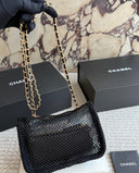 Chanel Crochet Mesh Flap Bag
